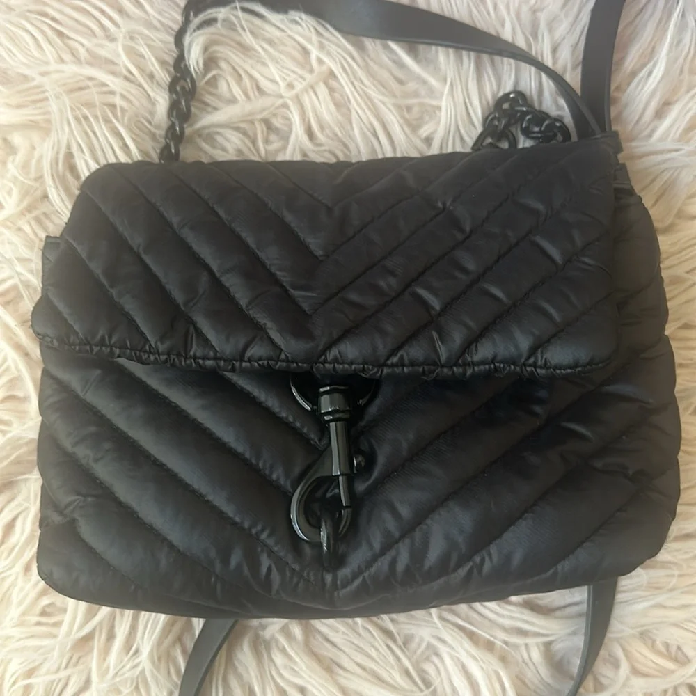 Rebecca Minkoff Black Quilted Women's Bag - Picture 2 of 7